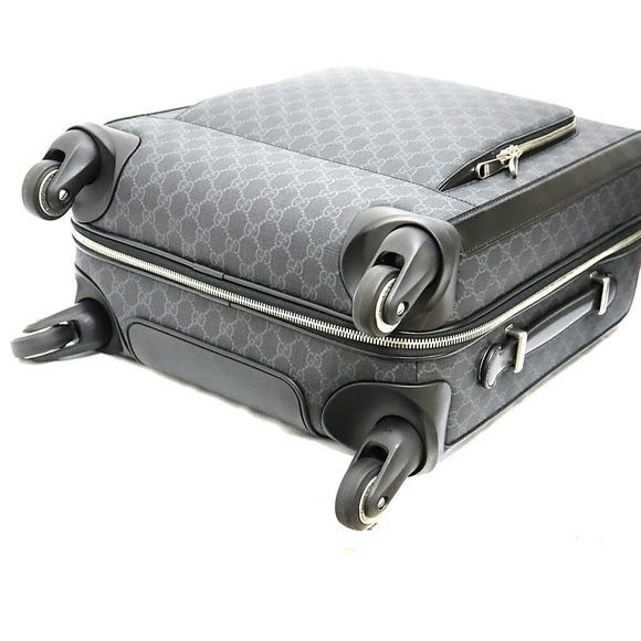 Gucci Carry on Travel Bag Leather Black - Picture 4 of 9